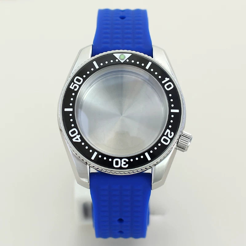42mm Dive watch Case Modified SPB185/SPB187J1 316L stainless steel for the NH35/36 movement 10bar sapphire
