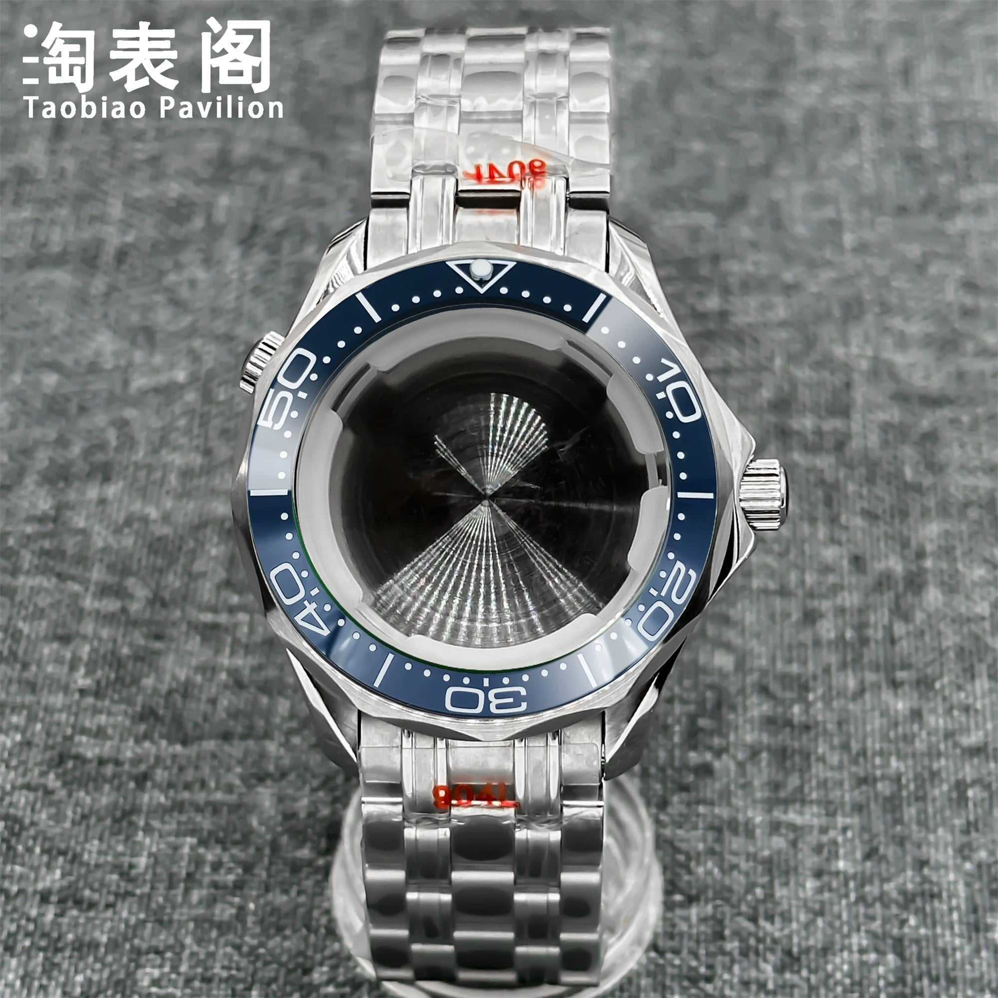 41Mm Seamaster 300 case for NH35/36 ETA2824 PT5000 Miyota 8215 Solid Back 10ATM Sapphire