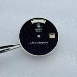 31mm Miyota 8285 movement Dial natural stone dial watch accessories blue gold stone starry Sky Night Dial