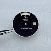 31mm Miyota 8285 movement Dial natural stone dial watch accessories blue gold stone starry Sky Night Dial