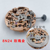 Miyota 8N24 Automatic Mechanical Movement 21600 BHP Watch Movement  21 Jewels Skeletonized Automatic Movement