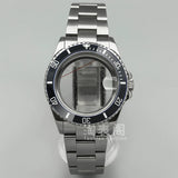 Modified Submariner Case 36mm/38mm GMT Case ceramic bezel sapphire glass for NH35 34 36 38 Etc movement