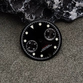 29.5MM Dial for VK64 movement luminous Chronograph quartz 2 eyes  modification accessories