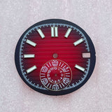 28.5MM modified VK61 dial Green luminous without logo