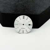 Sterile 31.8MM Waffle dial For nh35 movement green luminous Royal oak Prx watch accessories