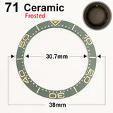 Ceramic Bezel For 42MM Seamaster Case diameter 38mm * 30.7mm