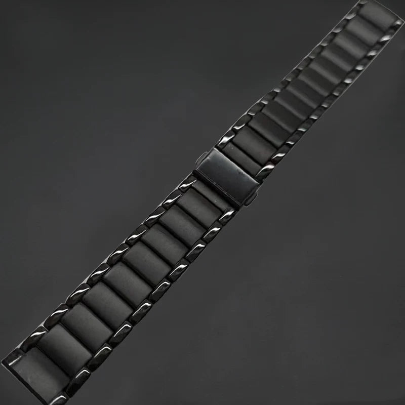 TA2 pure titanium watch strap flat end 18mm 19mm 20mm 21mm 22mm anti allergy light weight