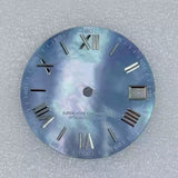 MOP Dial Mother of Pearl Roman Number Marker Modified Accessories 28.5mm for NH35 Movement