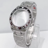 39MM BB58 Watch Case with Oyster Bracelet dome sapphire glass case for NH35NH36ETA2824 movement