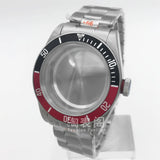 41mm Black Bay Watch case for NH35 36 ETA2824 PT5000 movement,Domed sapphire 10ATM
