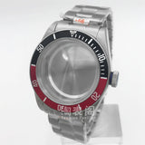 41mm Black Bay Watch case for NH35 36 ETA2824 PT5000 movement,Domed sapphire 10ATM