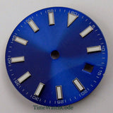 Sterile 29mm Watch Dial ETA2824 PT5000 NH35 Calendar Window Accessories Green Luminous 60 number