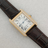Tank Watch 31mm square retro women's watch stainless steel quartz VJ24 3ATM Mineral Silver Gold