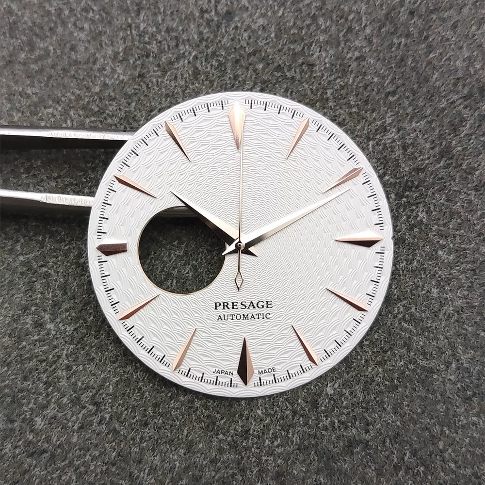 40Mm cocktail watch case 316 stainless steel bubble mirror for NH35/36/NH4R/NH38 movements pilot case glass back