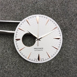 40Mm cocktail watch case 316 stainless steel bubble mirror for NH35/36/NH4R/NH38 movements pilot case glass back