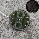 30mm VK61 Dial Chronograph Multifunctional Surface Nautilus Modified Green Luminous Watch Accessories