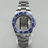 Modified Submariner Case 36mm/38mm GMT Case ceramic bezel sapphire glass for NH35 34 36 38 Etc movement