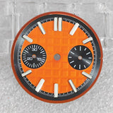 30MM VK64 Dial 2 Eyes luminous dial Green Yellow Orange Black Blue White