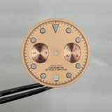 32.5mm Speedmaster VK64 Dial for quartz movement green luminous 2 eyes