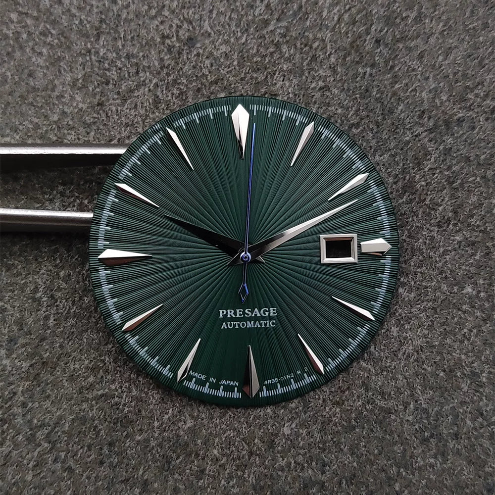 40Mm cocktail watch case 316 stainless steel bubble mirror for NH35/36/NH4R/NH38 movements pilot case glass back