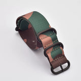 NATO Camouflage Nylon Watch strap Canvas Outdoor Sports Replacement band 20 | 22mm Military