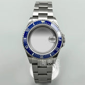 Modified Submariner Case 36mm/38mm GMT Case ceramic bezel sapphire glass for NH35 34 36 38 Etc movement
