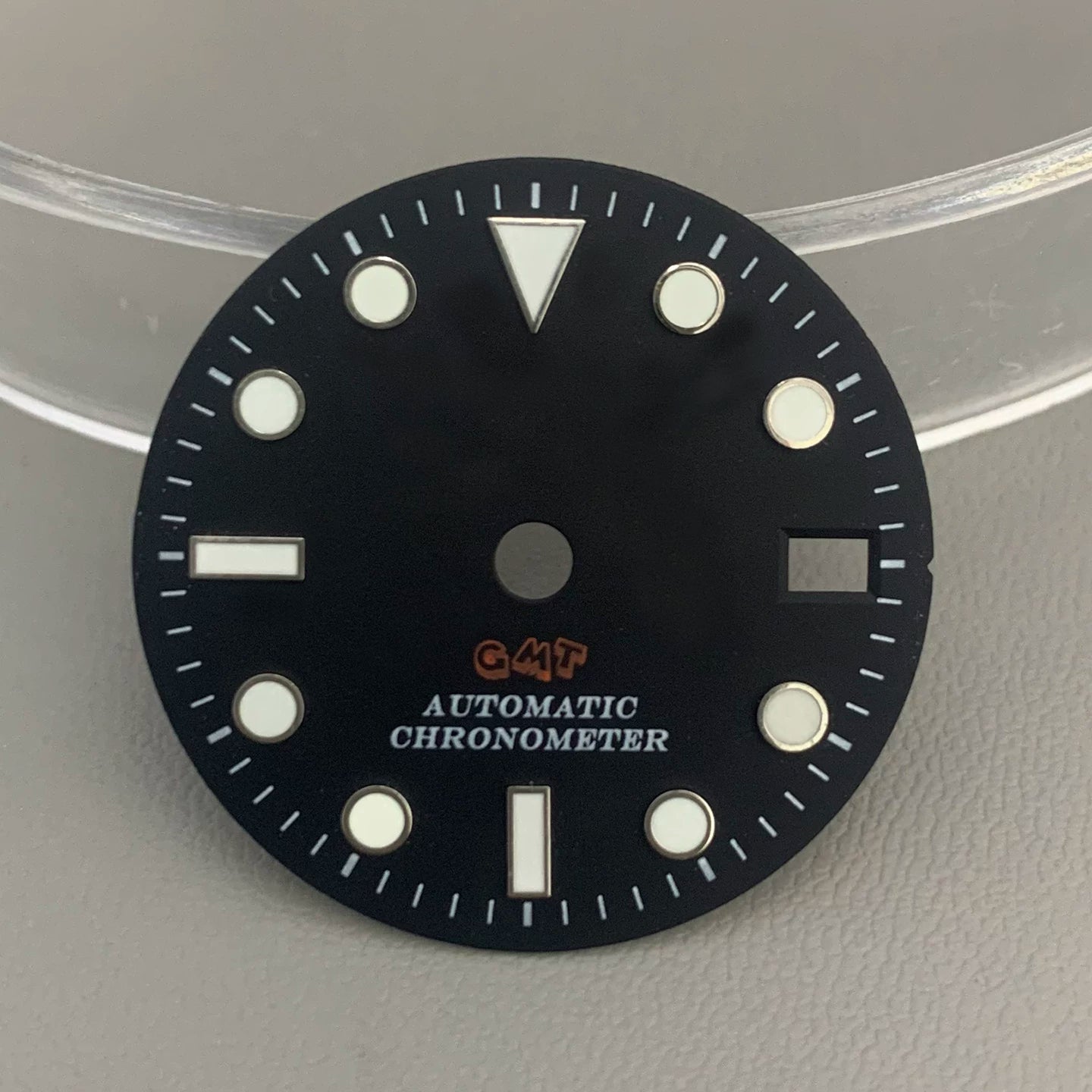 28.5mm NH34 GMT Dial blue luminous four season for NH34 movements