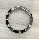 Luminous Bezel Insert 38mm x30.6mm  blue-green light ceramic ring for Submariner Yachtmaster Etc