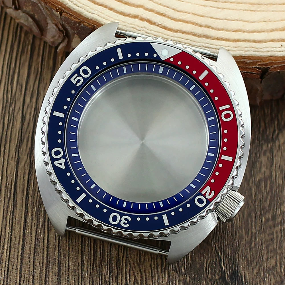 Miyota 9015 watch case 45MM modified turtle watch case Sapphire 20ATM Captain Willard Box