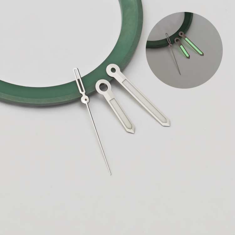 31mm / 29mm Land-Dweller Dial honey comb texture for Nh35 movement green luminous with hands
