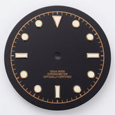 33.5mm Black Bay dial green luminous  NH35 36 ETA2824 2836  miyota 8215 movement for 41mm Case