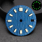 28.5mm SKX007 Watch Dial and for 62mas modified accessories NH35/NH34 movement with hands