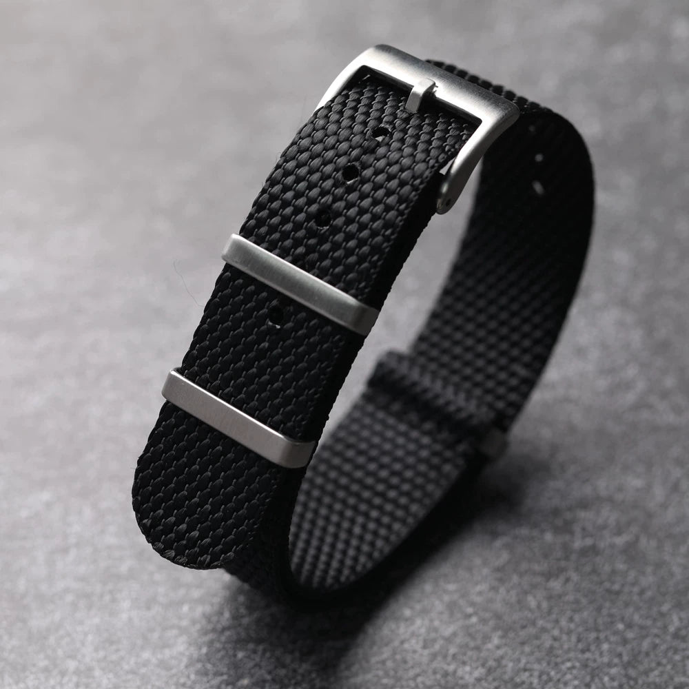 Wear-resistant Nato nylon strap 20MM 22MM high-strength soft breathable bracelet retro style men's bracelet