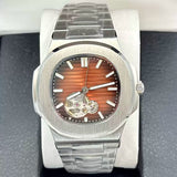41mm Skeleton Nautilus Watch Miyota 8N24 movement Sapphire 5ATM Dress