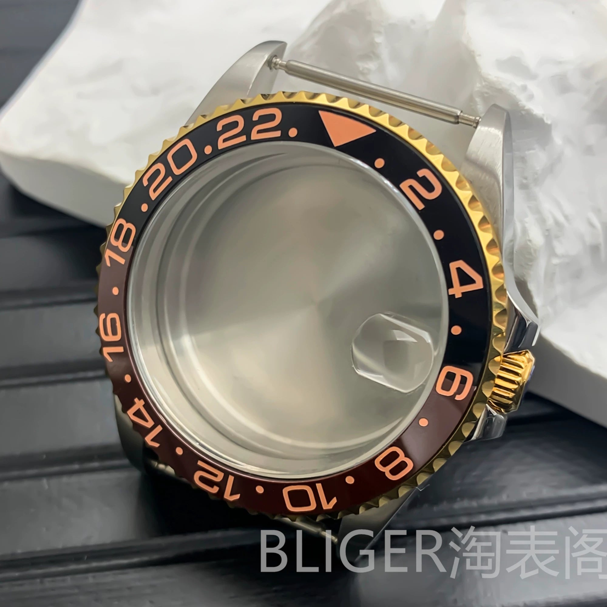 36mm 38mm Submariner Case GMT Bezel NH34 35 36 ETA2824  PT5000 Sapphire 10bar