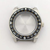 Samurai Watch Case compass bezel Prospex 316L stainless steel 43mm aluminum ring Sapphire glass NH35/NH36 NH38 34 movement
