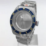 41mm Black Bay Watch case for NH35 36 ETA2824 PT5000 movement,Domed sapphire 10ATM