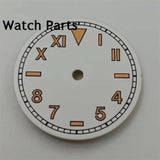 29mm Californian Dial Vintage Roman Number ETA2824 NH35  ST2130 PT MIYOTA Green Lume