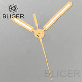 31mm Sterile Dial logo-free green luminous dial for NH35 movement 3 o'clock date