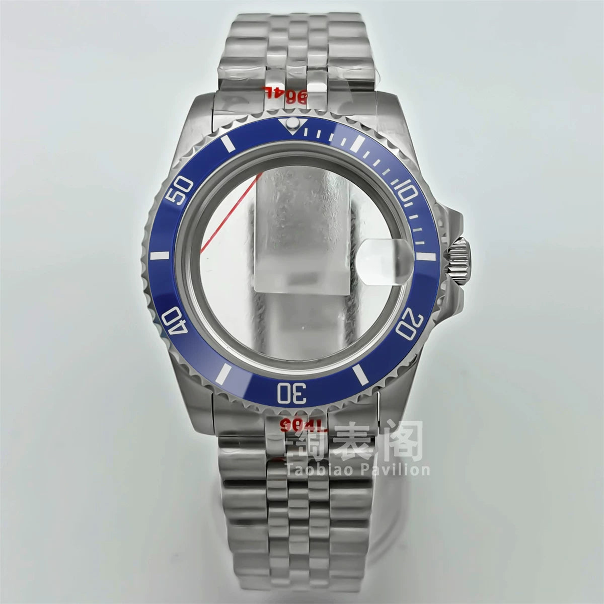 Modified Submariner Case 36mm/38mm GMT Case ceramic bezel sapphire glass for NH35 34 36 38 Etc movement