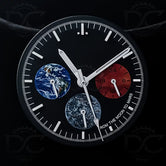 32.5MM Speedmaster Dial Hands From Moon to Mars VK63 Quartz Chronograph Movement green Luminous