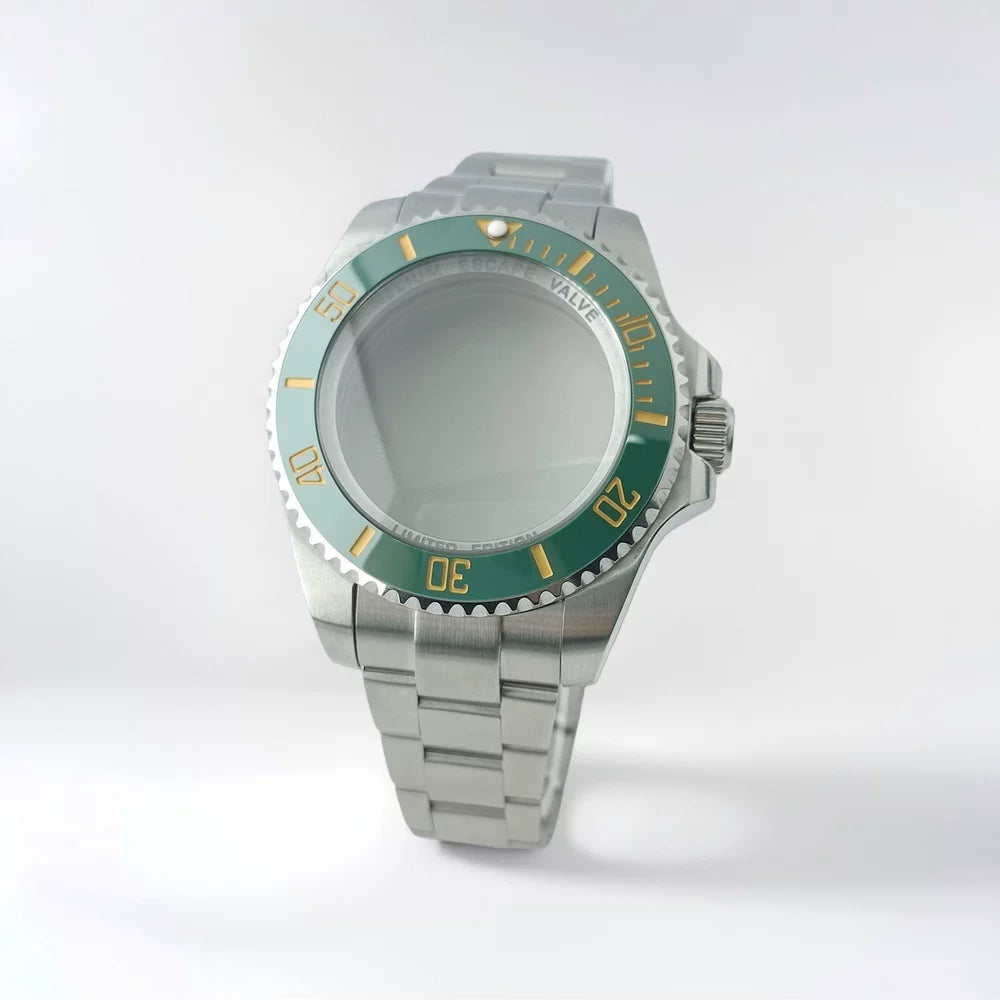28.5mm Deep Sea Dials 43mm James Cameron Watch Case Hands set For Japan NH35 Sapphire Glass 10bar