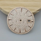 35mm Sterile Cocktail Dial for NH35 vertical pattern texture no lume