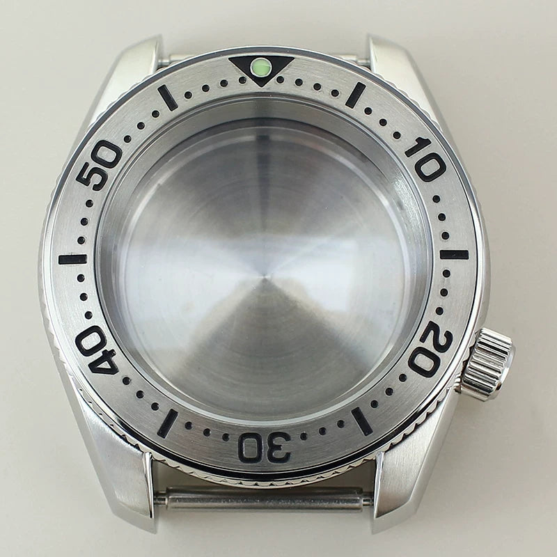 42mm Dive watch Case Modified SPB185/SPB187J1 316L stainless steel for the NH35/36 movement 10bar sapphire