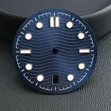 31.8mm Seamaster 300 Green luminous dial fits NH35/NH36 movements custom logos