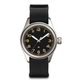 36mm Quartz Titanium Pilot Watch Japanese sweep second movement VH31 sapphire 10Bar