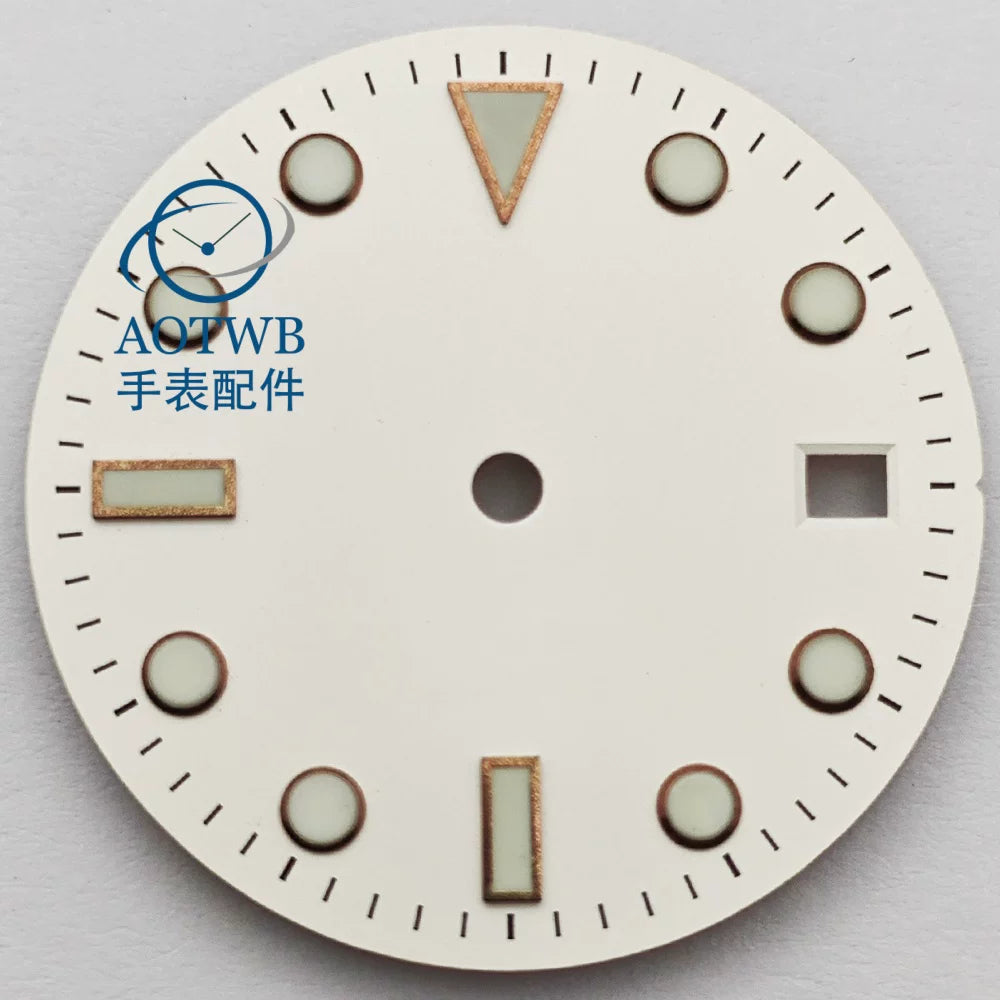 28.5MM Matte Dial dial luminous NH35 NH34 ETA2824 Miyota8215 ST2130 sub style