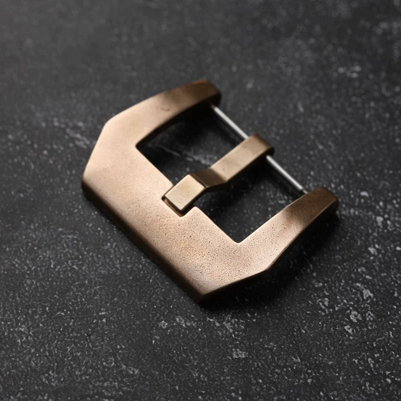 Handmade Bronze Buckle 20 22 24MM CUSN8 Copper Watch Accessories Strap Buckle Bronze Watch Buckle Male