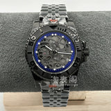 40MM Skeleton Yacht-Master Watch Automatic NH72 hollow movement green luminous sapphire10 Bar