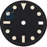 28.5MM Submariner Dial sunburst Blue luminous NH35 NH34 ETA2824 PT5000 Miyota8215 ST2130